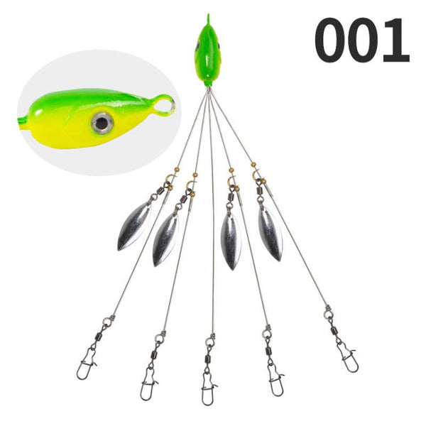 Fishing Lure with Swivel Snap Spinner Fishing Bait