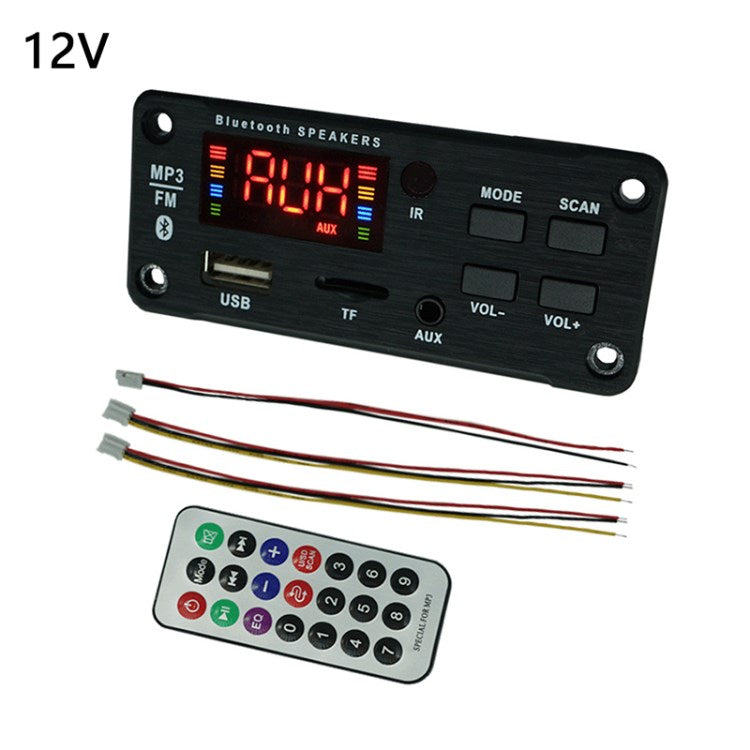 JQ D022BT-A 50W Bluetooth 5.0 Music Player Amplifier USB AUX WMA Decoding Car FM Radio Module