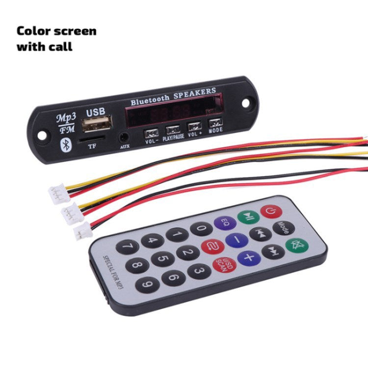 JQ D099BT-A1 12V Amplifier Car FM Radio Module MP3 Player Module Bluetooth 5.0 Decoder Board