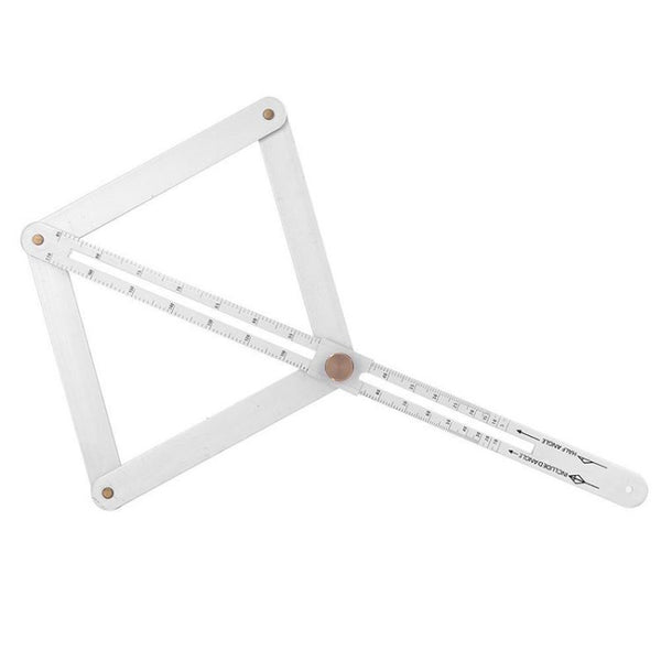 Aluminum Alloy Ruler Angle Finder Universal Ruler Multi-Angle Measuring Woodworking Tool
