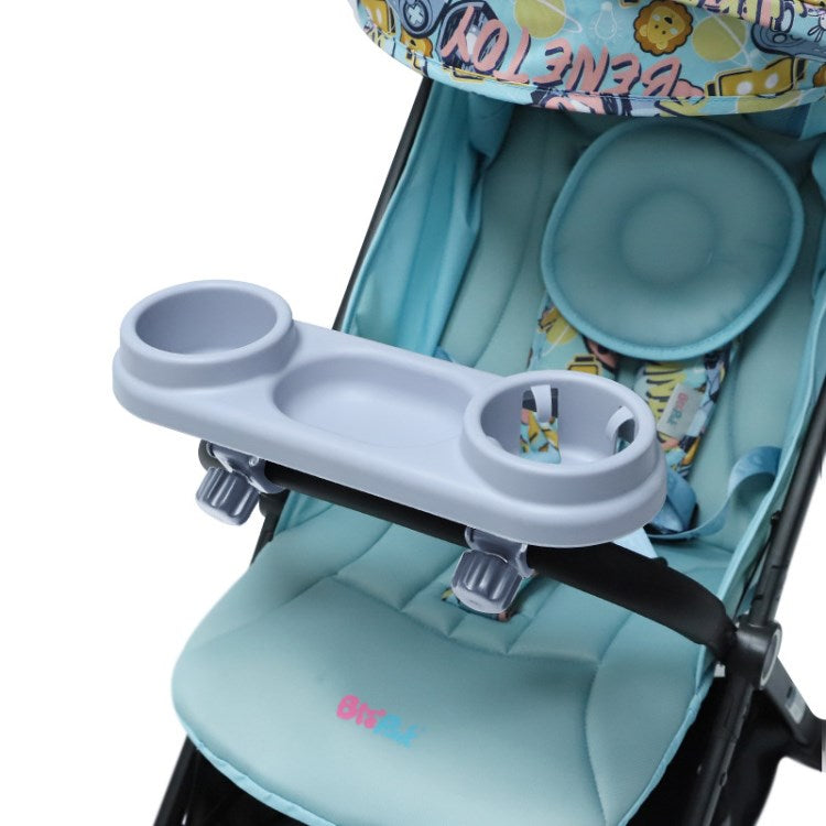 Baby Stroller Snack Tray Toddler Snack and Drink Organizer Snack Attachment with Cup Holder (BPA-Free, NO FDA Certification)