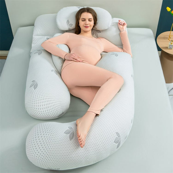 Pregnancy Women Pillow U-Shape Full Body Pillow and Maternity Support Sleeping Pillow
