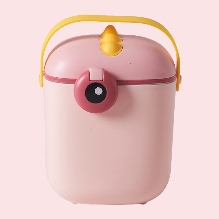 Cute Dinosaur Baby Formula Dispenser Portable Milk Powder Dispenser Container Storage Box (BPA-Free, NO FDA Certification)