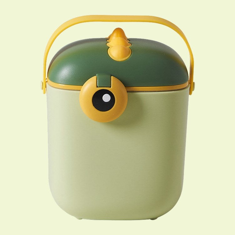 Cute Dinosaur Baby Formula Dispenser Portable Milk Powder Dispenser Container Storage Box (BPA-Free, NO FDA Certification)