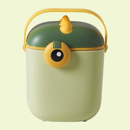 Cute Dinosaur Baby Formula Dispenser Portable Milk Powder Dispenser Container Storage Box (BPA-Free, NO FDA Certification)