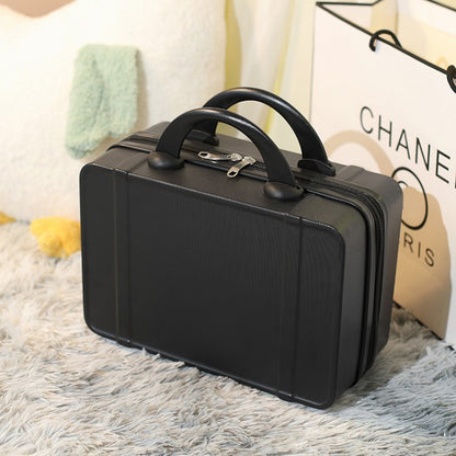 14-Inch Small Suitcase Handbag Lightweight Vintage Cosmetic Case Travel Luggage Case