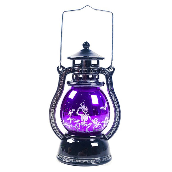 Halloween Portable Lantern Outdoor 480mAh Decorative Table Light Hanging Light for Patio Yard