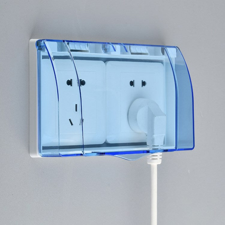 Outlet Cover Self-adhesive Waterproof 86-Type Electric Plug Socket Cover Baby Safety Socket Protector