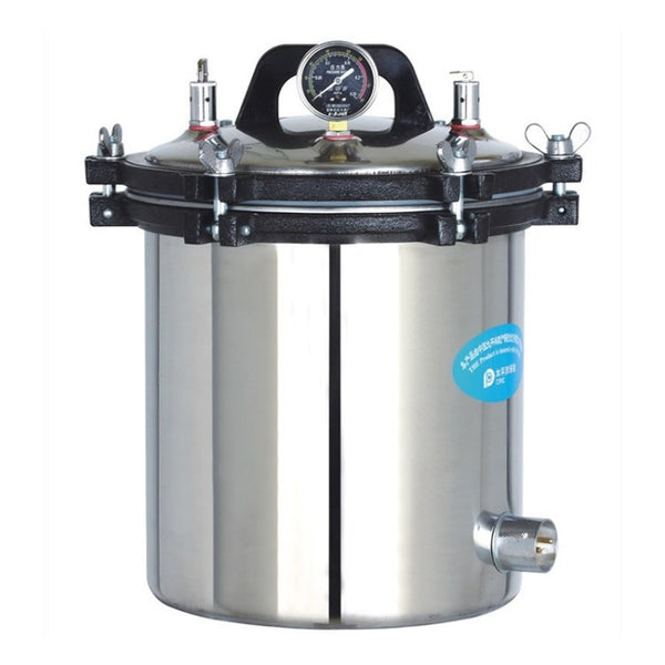 18L CN Plug 220V Stainless Steel High Pressure Steam Autoclave Dual Heating Sterilizer