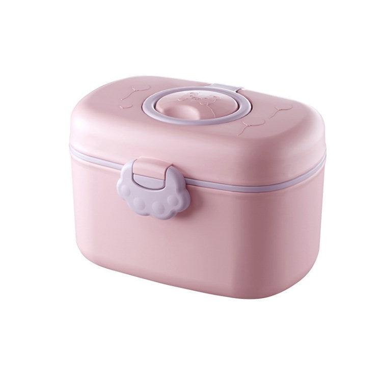 Baby Milk Power Container Non-Spill Formula Storage Pot Container Portable Formula Dispenser (BPA-Free, NO FDA Certification), Size: S / 12x9.5x7.5cm