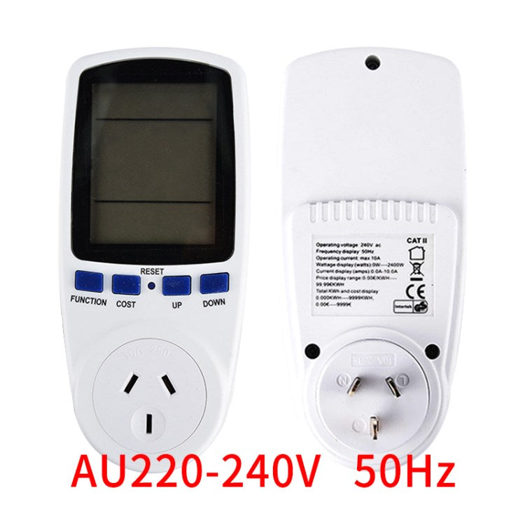 Digital LCD Power Meter Wattmeter Socket Energy Meter Measuring Outlet Power Analyzer