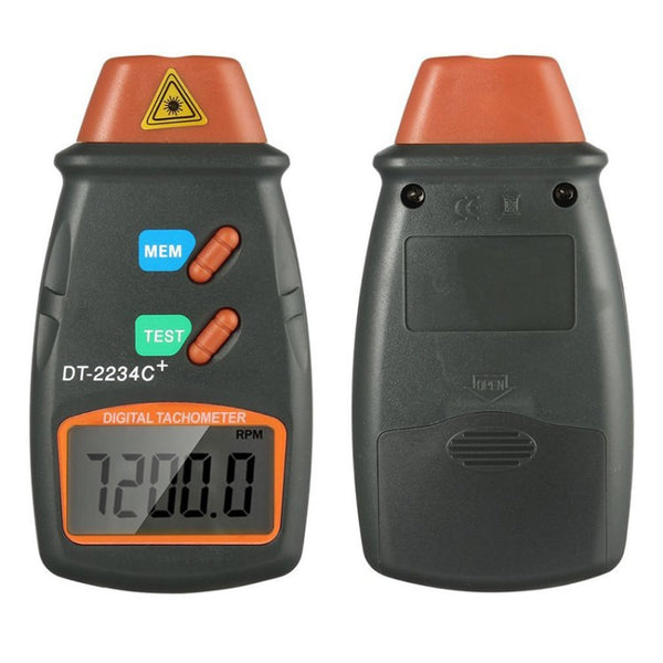 Digital Tachometer Non-contact Laser Photo Tachometer RPM Speed Meter ...