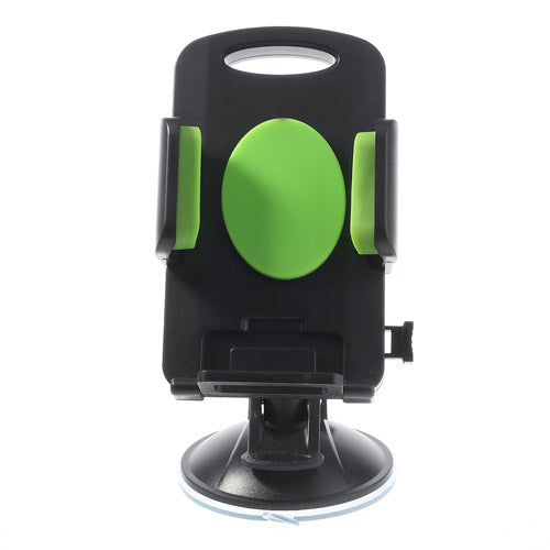 Green Universal 360 Degree Rotating Car Holder for 4.3-7.8 inch Smartphones Tablets, width: 58-125mm