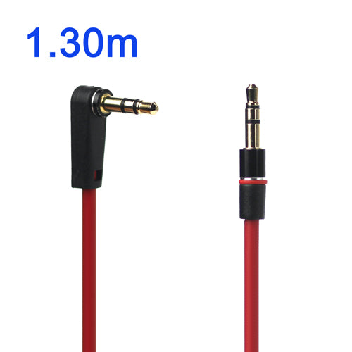 3.5mm Male to Male Stereo Audio Aux Extension Cable - Right-angle Head