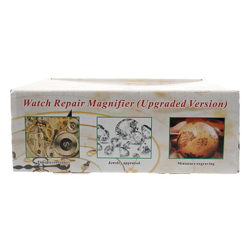 9892G 10X/15X/20X/25X Watch Repair Magnifying Glasses Eyewear Magnifier Loupe with LED Light