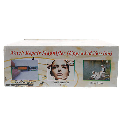 9892G 10X/15X/20X/25X Watch Repair Magnifying Glasses Eyewear Magnifier Loupe with LED Light