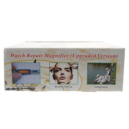 9892G 10X/15X/20X/25X Watch Repair Magnifying Glasses Eyewear Magnifier Loupe with LED Light