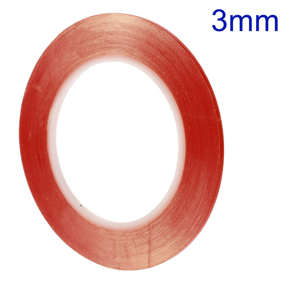 3mm x 33m Heat Resistant Double-sided Clear Adhesive Tape