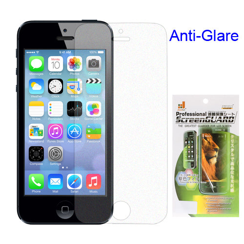 For iPhone 5S Anti-Glare Screen Guard Film (with Package)