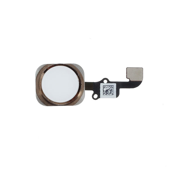 White / Gold Color OEM Home Button with PCB Membrane Flex Cable Replacement for iPhone 6 4.7 Inch