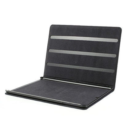 For iPad Air 5 Doormoon Genuine Leather Folio Case Stand