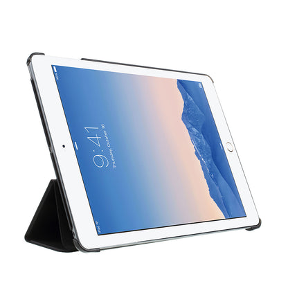 Black Tri-Fold Stand PU Leather Case for iPad Air