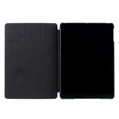 Black Tri-Fold Stand PU Leather Case for iPad Air
