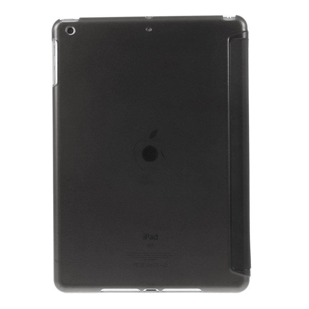 For iPad Air (2013) Protective Case Shockproof Shell PU Leather Tablet Three-fold Stand Cover Support Auto Wake/Sleep