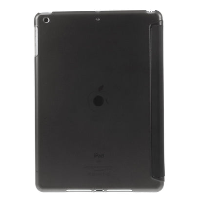 For iPad Air (2013) Protective Case Shockproof Shell PU Leather Tablet Three-fold Stand Cover Support Auto Wake/Sleep
