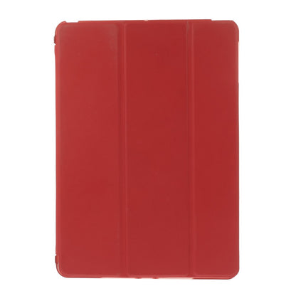 For iPad Air (2013) Protective Case Shockproof Shell PU Leather Tablet Three-fold Stand Cover Support Auto Wake/Sleep