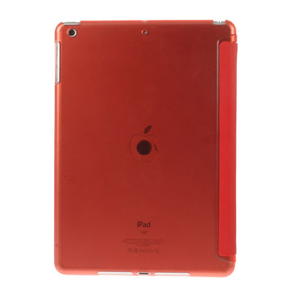 For iPad Air (2013) Protective Case Shockproof Shell PU Leather Tablet Three-fold Stand Cover Support Auto Wake/Sleep