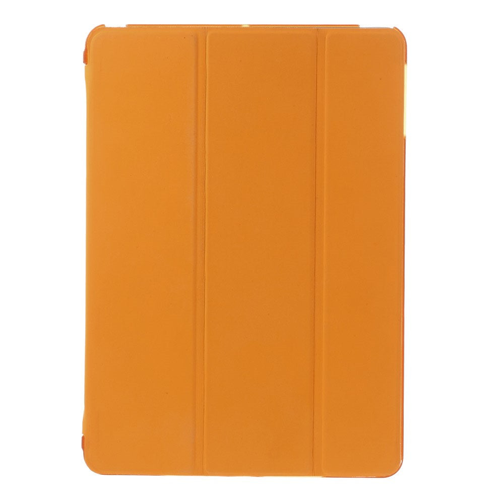 For iPad Air (2013) Protective Case Shockproof Shell PU Leather Tablet Three-fold Stand Cover Support Auto Wake/Sleep