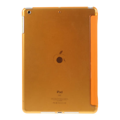 For iPad Air (2013) Protective Case Shockproof Shell PU Leather Tablet Three-fold Stand Cover Support Auto Wake/Sleep