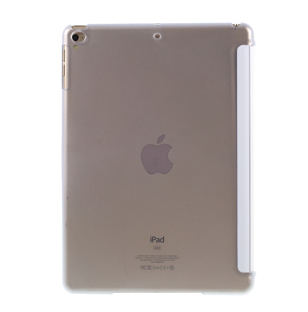 For iPad Air (2013) Protective Case Shockproof Shell PU Leather Tablet Three-fold Stand Cover Support Auto Wake/Sleep
