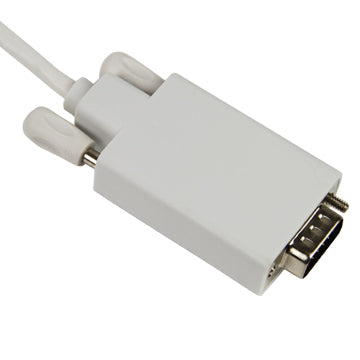 New Thunderbolt Port to VGA Adapter Cable for Apple MacBook,Length:1.8m(6FT)
