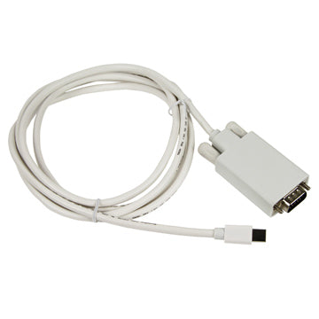 New Thunderbolt Port to VGA Adapter Cable for Apple MacBook,Length:1.8m(6FT)