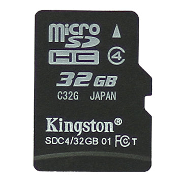 Kingston 32GB Class 4 MicroSDHC TF Flash Memory Card;32GB