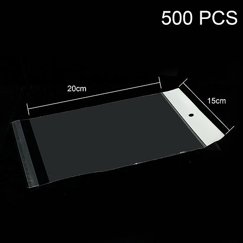 500pcs/lot Transparent PE Package Bag for Samsung Galaxy Tab 7.0, Size: 20cm x 15cm