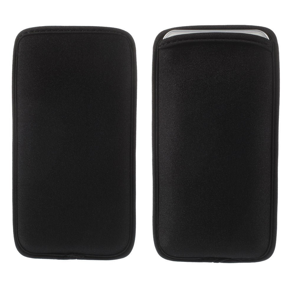 Black Diving Cloth Pouch Bag for iPhone 8 Plus / Samsung Galaxy S9 Etc, Size: 15.9 x 8.5cm