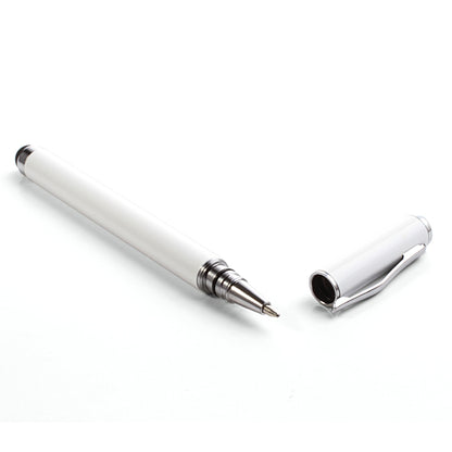White Ball Point Pen Stylus for iPhone iPad Samsung with Capacitive Touch Screen