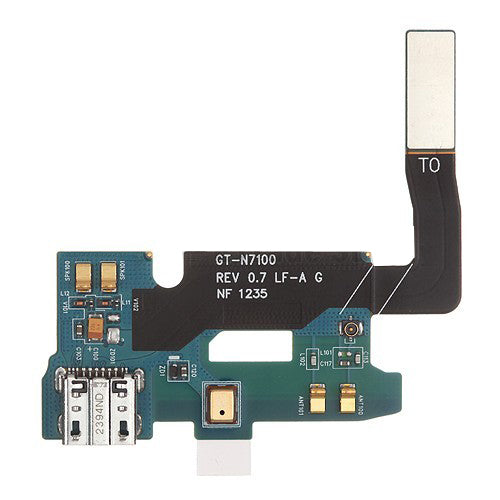 Dock Connector Charging Port Flex Cable for Samsung Galaxy Note II N7100