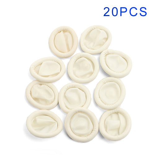 20PCS Disposable Latex Antistatic Finger Cots Fingercots Anti Static