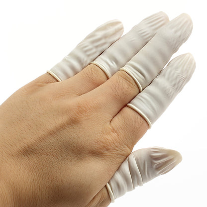 20PCS Disposable Latex Antistatic Finger Cots Fingercots Anti Static
