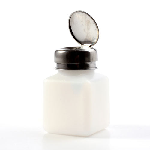 100ml Alcohol Nail Polish Remover Liquid Press Pumping Dispenser Bottle
