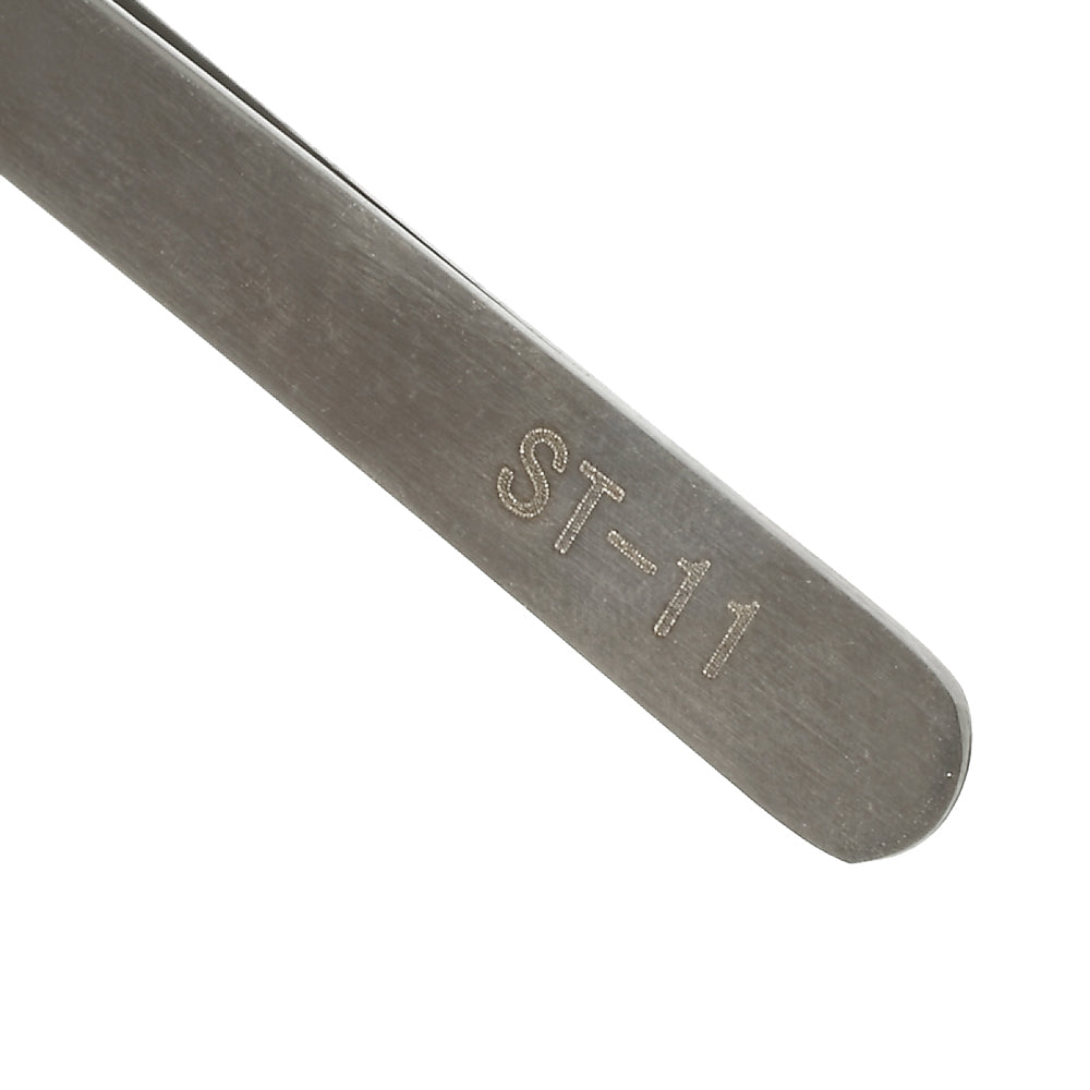VETUS ST-11 High Precision Stainless Steel Fine Tip Straight Tweezer Repair Tool, Length: 140mm