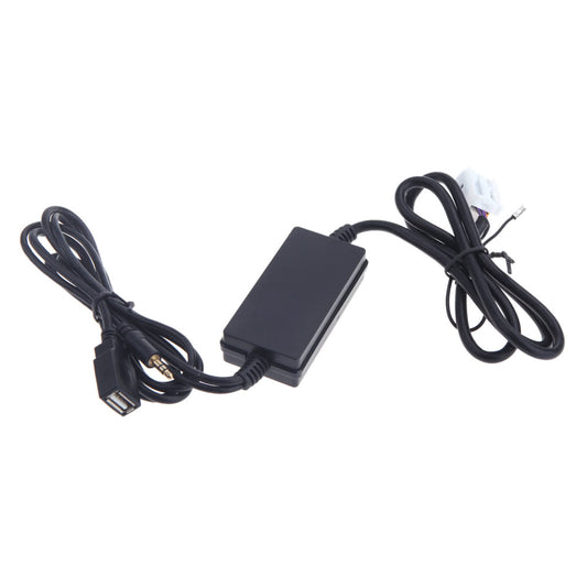 12V Auto Car USB Aux-in Adapter MP3 Player Radio Vehicle 12Pin Interface for VW Audi Skoda Seat