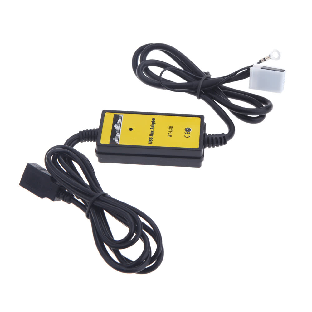 12V Auto Car USB Aux-in Adapter MP3 Player Radio Vehicle 12Pin Interface for VW Audi Skoda Seat