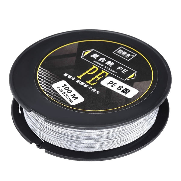 100M Fishing Line Strong Abrasion 4 Strands Braided PE Fishing Line Wire Fishing Accessory