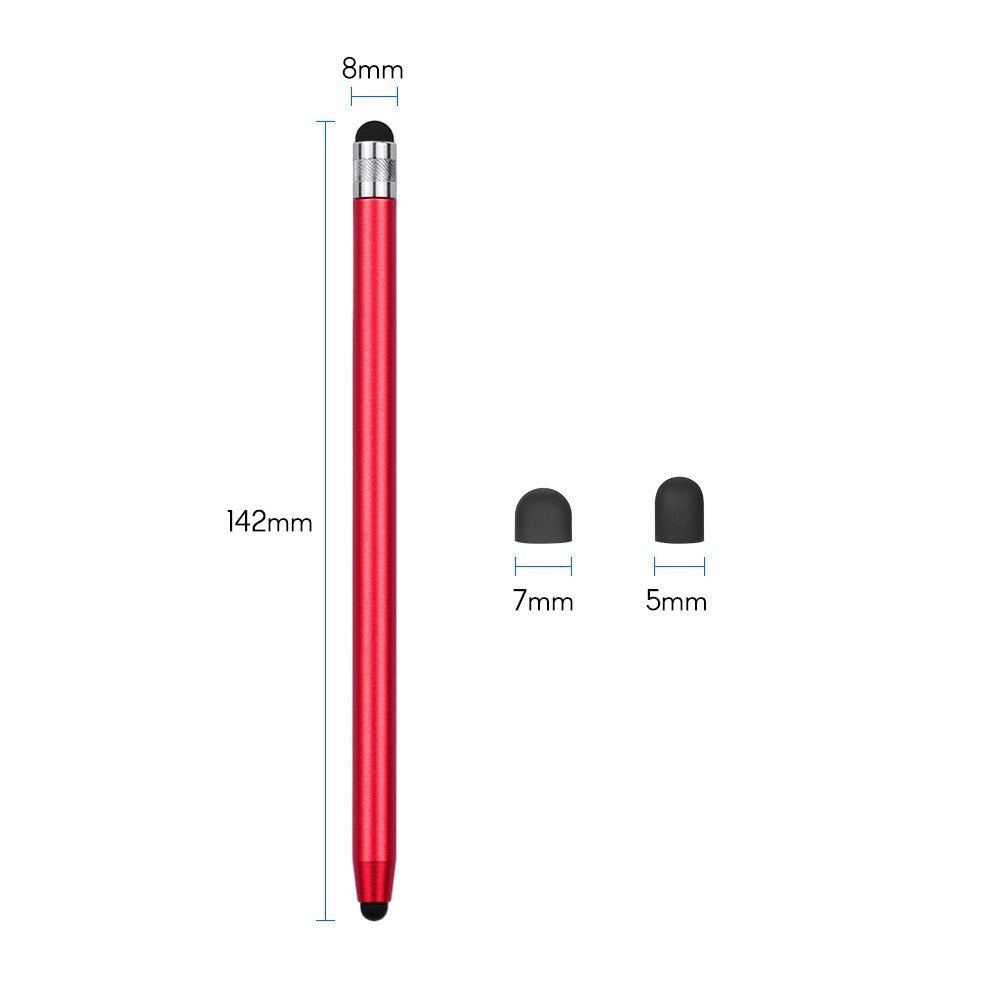 [4pcs] Universal 2-in-1 Sensitive Touchscreen Stylus Pens for Tablet and Smartphones with Capacitive Screen
