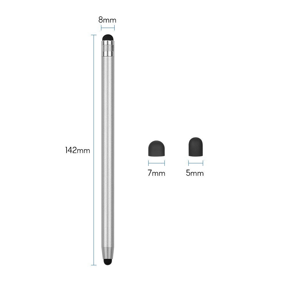[4pcs] Universal 2-in-1 Sensitive Touchscreen Stylus Pens for Tablet and Smartphones with Capacitive Screen